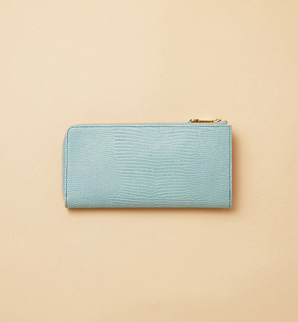 TOPKAPI 「イタリアンレザー・リザード型押し・Lファスナー長財布マチ付き LUCIA[ルチア]」|財布|