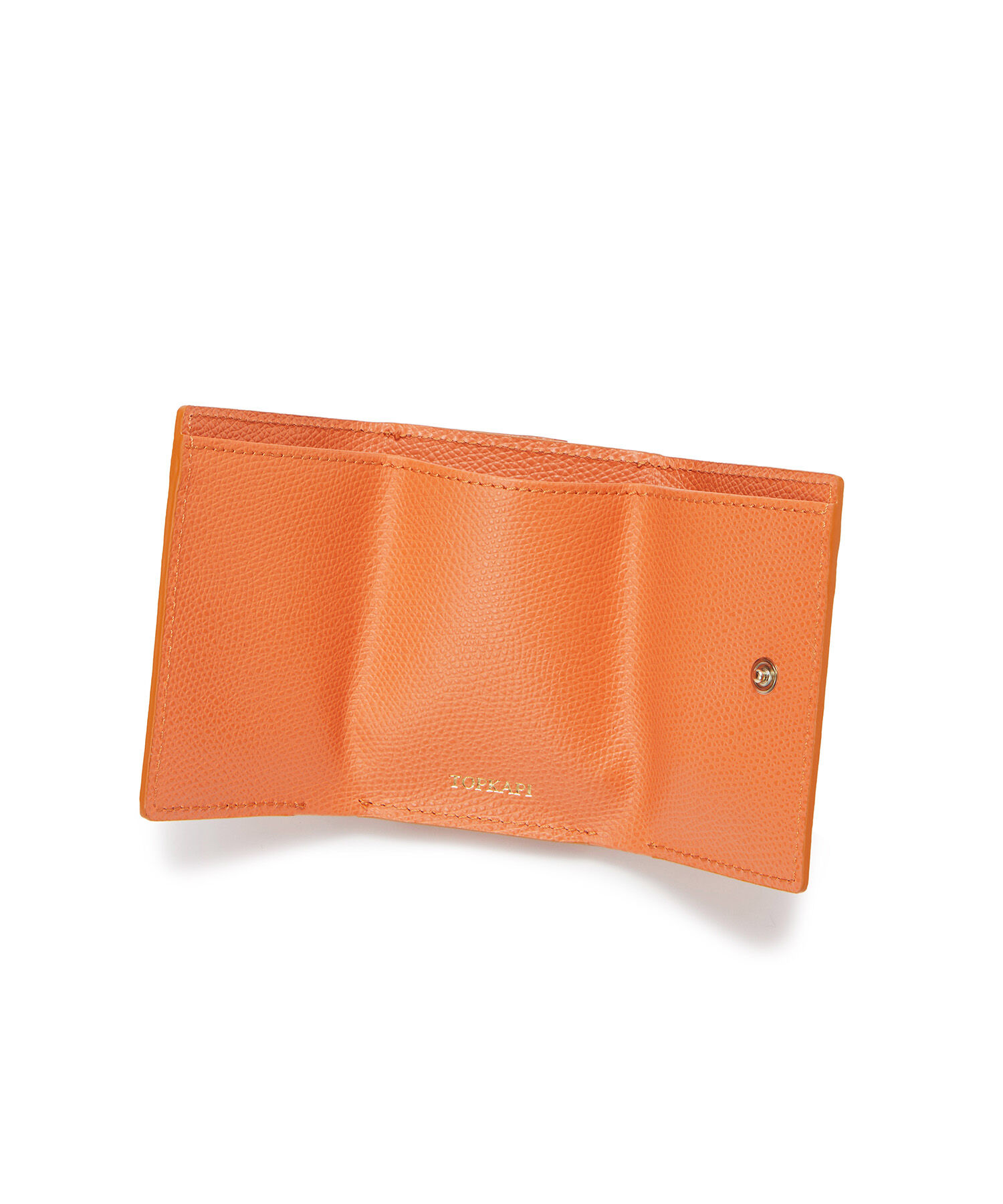 TOPKAPI 「[TOPKAPI]トプカピ 角シボ型押し・ラウンドフラップ  三つ折り 財布 COLORATO コロラート」|財布|