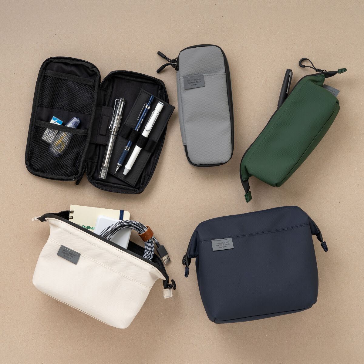 DELFONICS「インナーキャリング 撥水 ワイヤーポーチ M」|ポーチ|