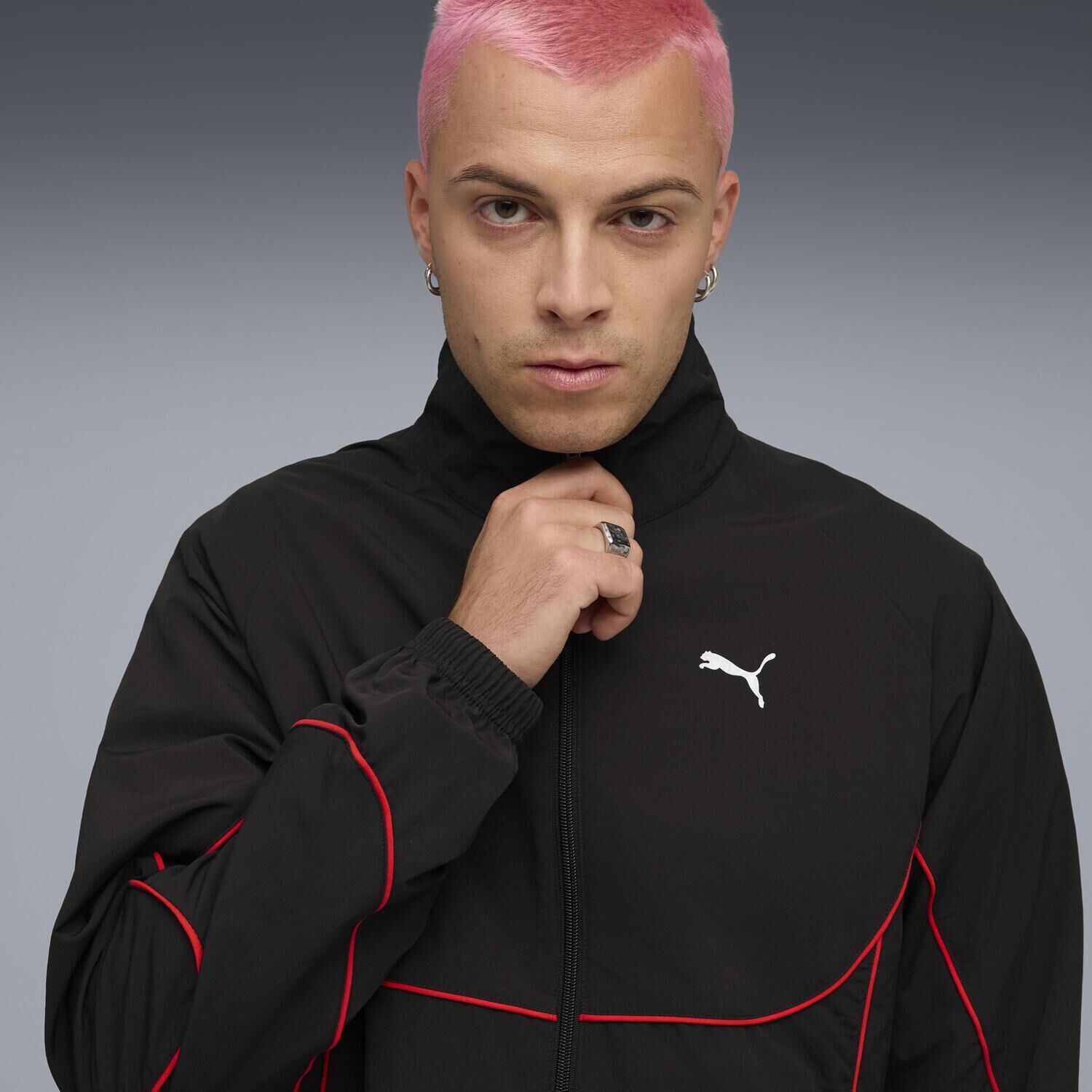 PUMA「【PUMA ｳｪｱ】M PUMATECH-X TRACK JACKET WV」|ポロシャツ|