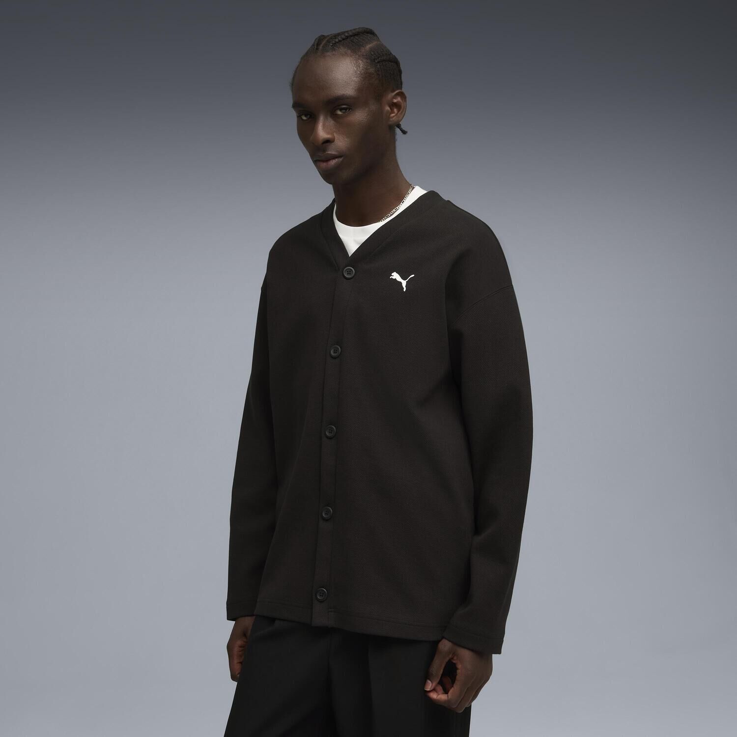 PUMA「【PUMA ｳｪｱ】M WARDROBE ESS RELAXEDJACQUARD」|ポロシャツ|