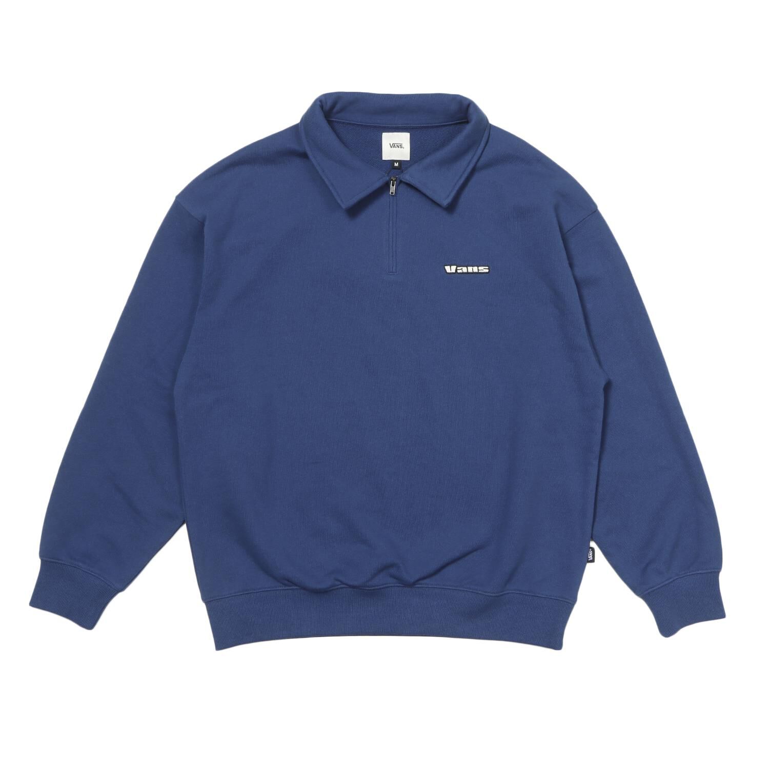 VANS「【VANSｱﾊﾟﾚﾙ(WJ)】W Embroidery logo halfzipsweat」|パーカー|ブルー
