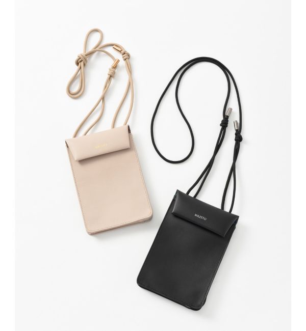 MILESTO「Punto&Linea スマホショルダー」|モバイルケース|