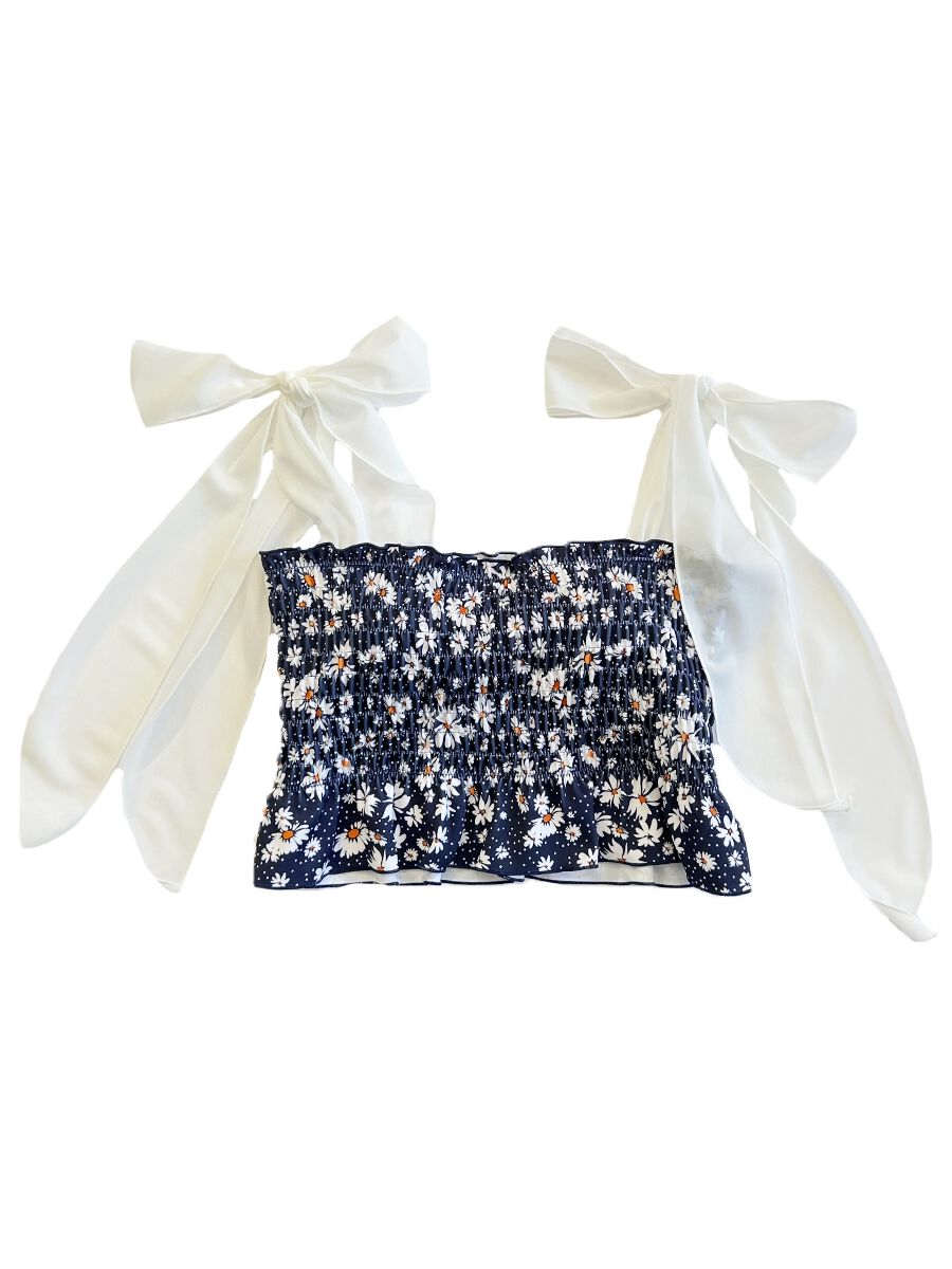 PEAK&PINE「マーガレットドット柄シャーリングバンドゥビキニ」|ビキニ|