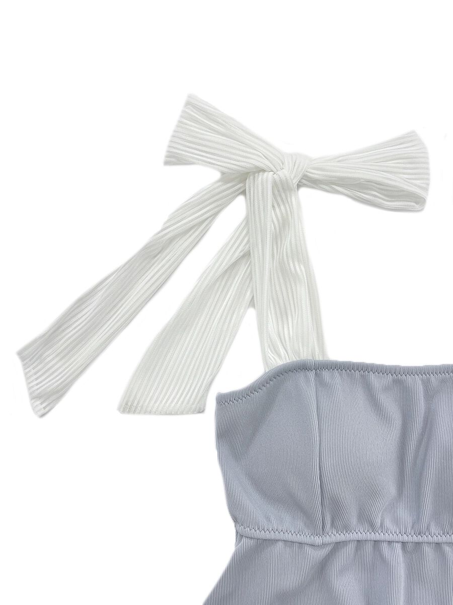 PEAK&PINE「無地リブ素材キャミソールビキニ」|ビキニ|