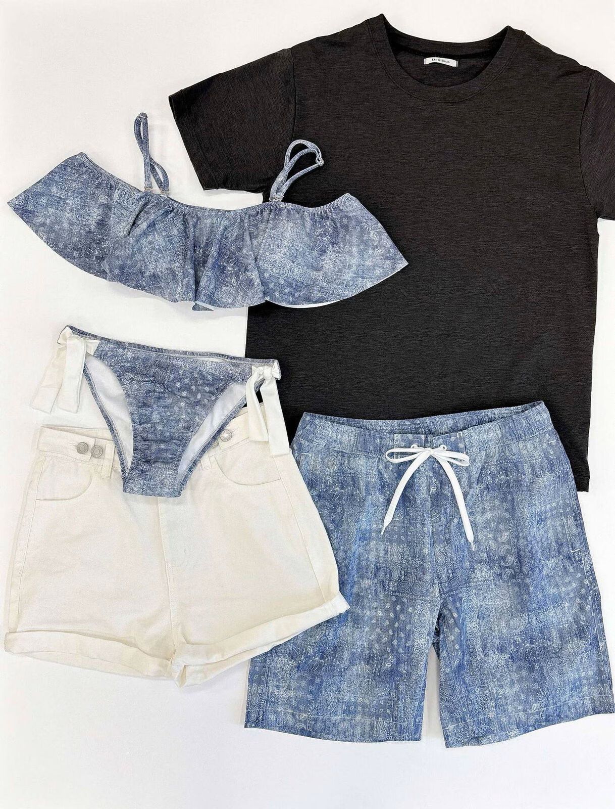 Riberce「【新作】UVカット杢柄メンズTシャツ」|Tシャツ・カットソー|