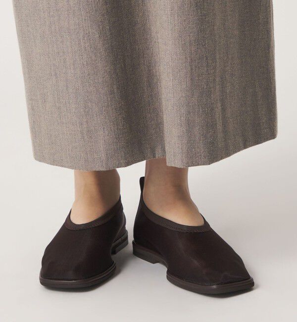 ODETTE E ODILE「スクエアソフトチュール フラット10&uarr;」|パンプス|