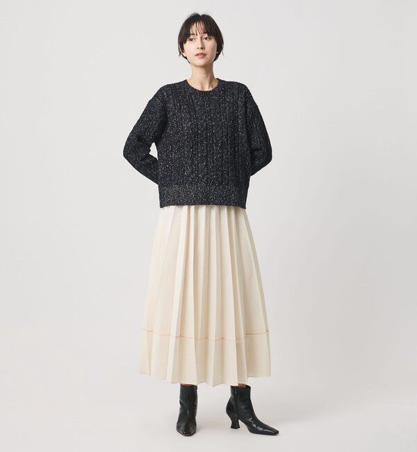 UNITED ARROWS「オーガンジー プリーツスカート」|スカート|