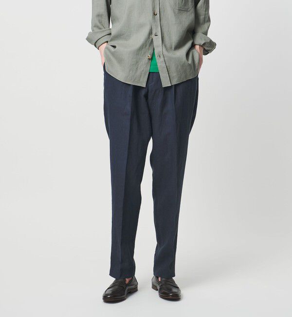 UNITED ARROWS「＜BERWICH＞SAKE/1プリーツ イージー スラックス」|スラックス|