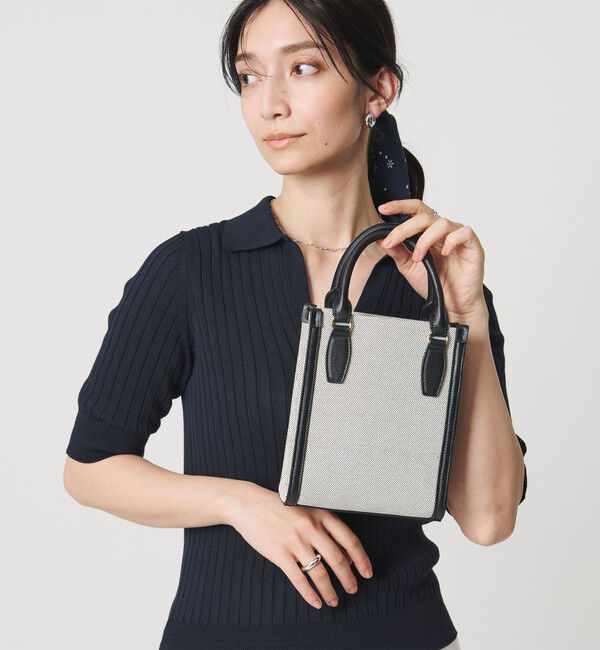 UNITED ARROWS「キャンバスコンビ ミニトートバッグ」|トートバッグ|