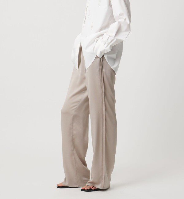 AEWEN MATOPH「＜AEWEN MATOPH＞サテンメローイージーパンツ ‐ ウォッシャブル ‐」|チノ|