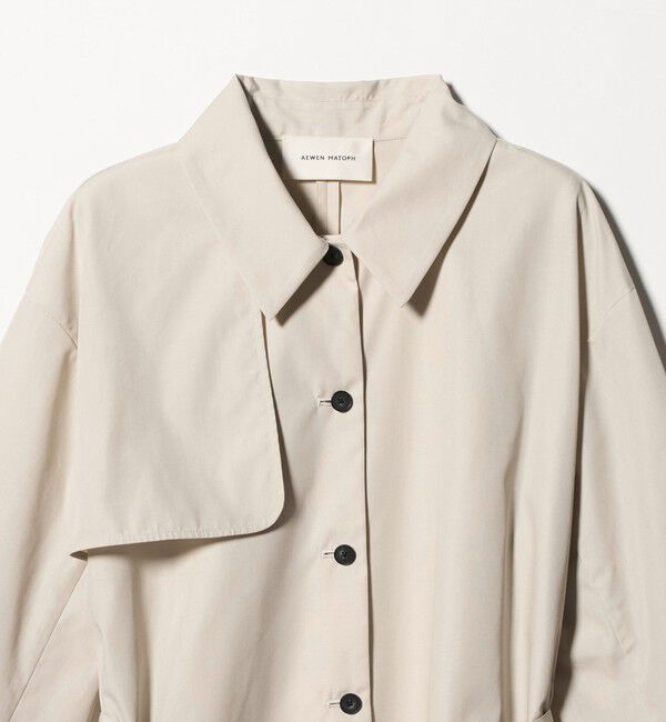 AEWEN MATOPH「＜AEWEN MATOPH＞トレンチライク ワンピースコート ‐ ウォッシャブル ‐」|その他|