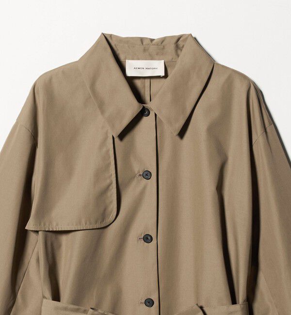 AEWEN MATOPH「＜AEWEN MATOPH＞トレンチライク ワンピースコート ‐ ウォッシャブル ‐」|その他|