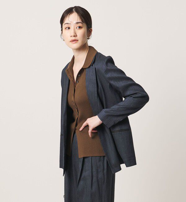 UNITED ARROWS「ECLISSE ストレート ワイドパンツ」|スラックス|