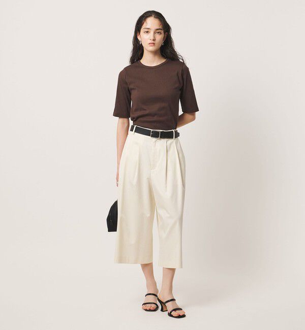 UNITED ARROWS「５分袖 コットン フライス Tシャツ」|Tシャツ・カットソー|