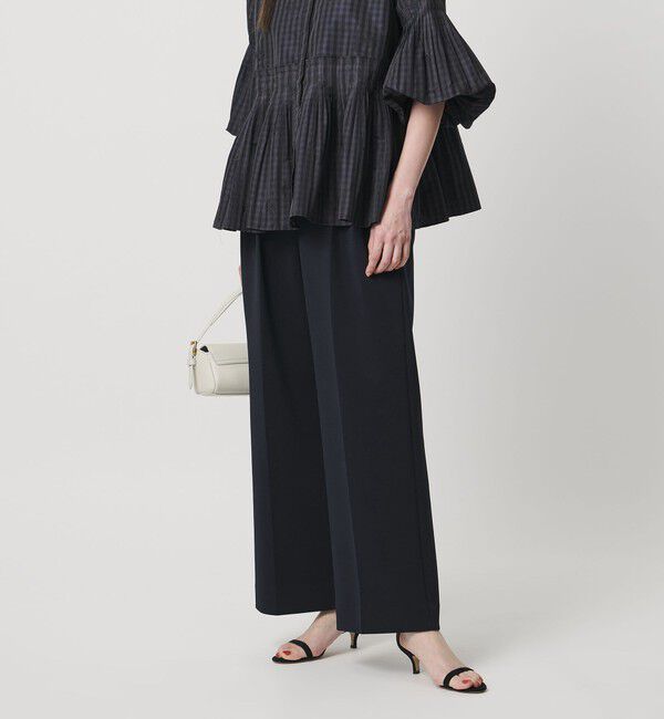 UNITED ARROWS「LIGHT SPONGY ワイドパンツ ‐ウォッシャブル‐」|その他|