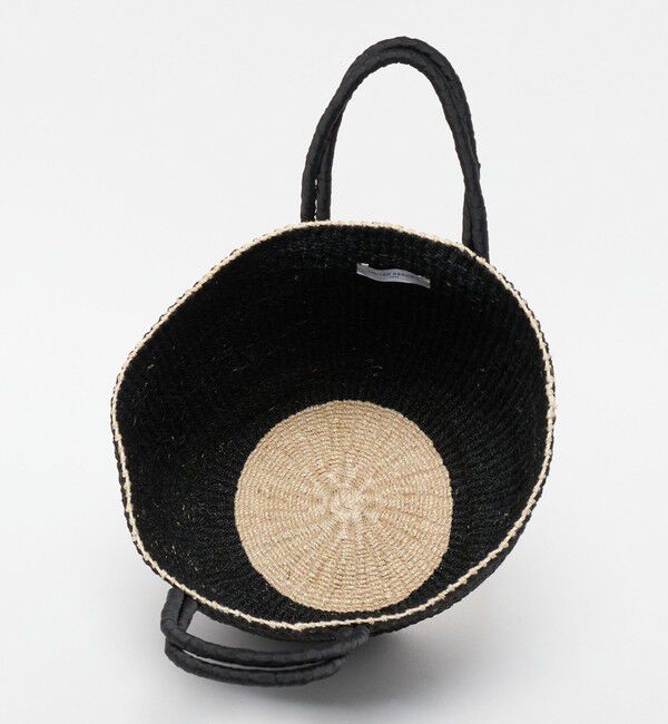 UNITED ARROWS「アバカ ダブルハンドル トートバッグ」|かごバッグ|