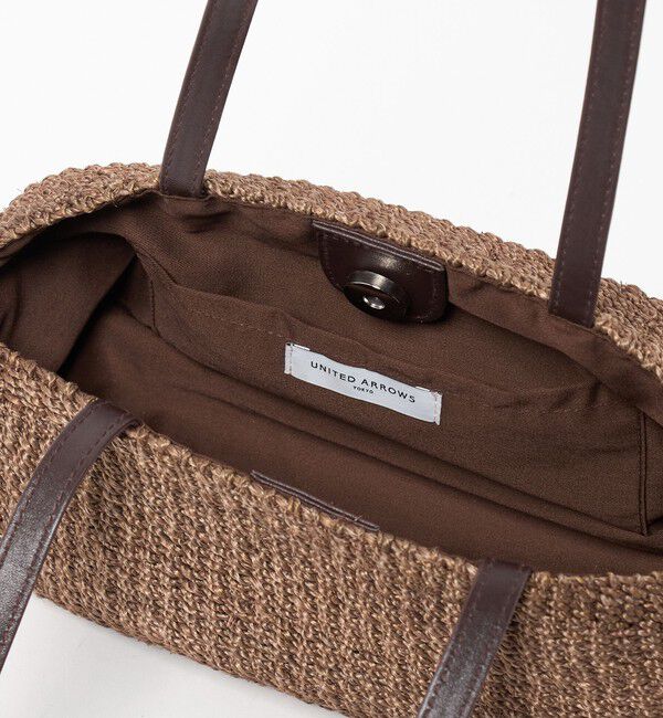UNITED ARROWS「アバカ コクーン バッグ」|かごバッグ|
