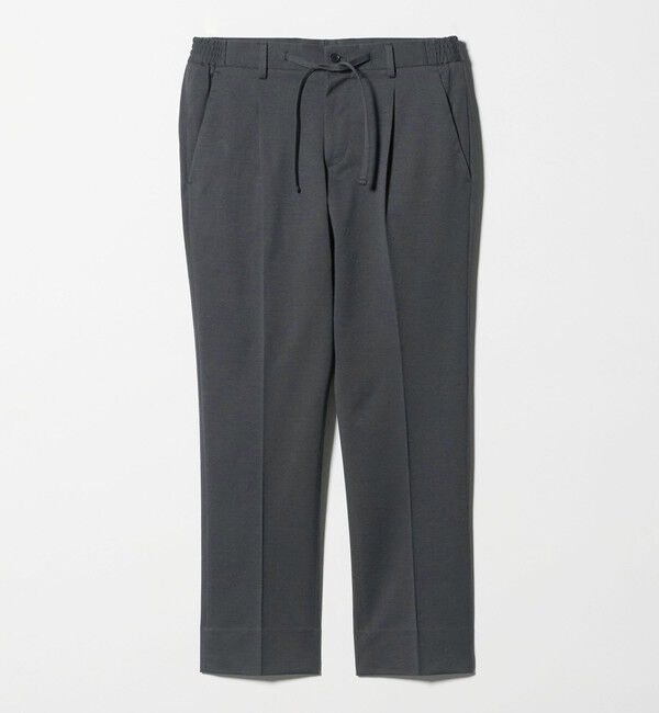 UNITED ARROWS「ジャージー スリムテーパード サイドシャーリング 1プリーツ スラックス」|スラックス|