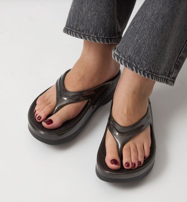 UNITED ARROWS green label relaxing「＜OOFOS＞ OOmega LUXE  プラットフォーム サンダル / ウーメガ」|サンダル|