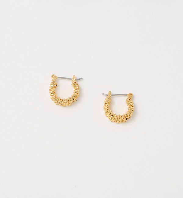 UNITED ARROWS green label relaxing「ギザギザ フープピアス」|ピアス|GOLD