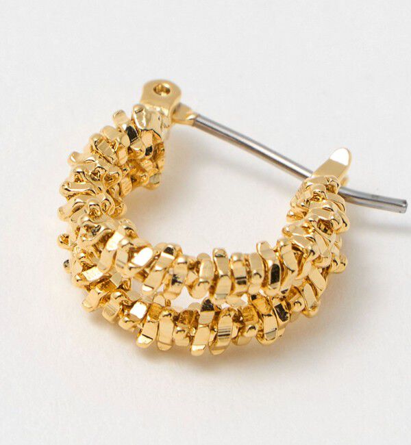 UNITED ARROWS green label relaxing「ギザギザ フープピアス」|ピアス|