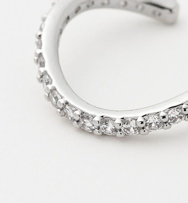 UNITED ARROWS green label relaxing「【WEB限定】2本セット イヤーカフ（キュービックジルコニア） / イヤカフ」|イヤリング|