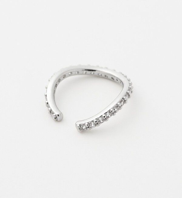 UNITED ARROWS green label relaxing「【WEB限定】2本セット イヤーカフ（キュービックジルコニア） / イヤカフ」|イヤリング|