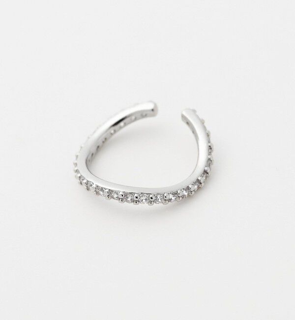 UNITED ARROWS green label relaxing「【WEB限定】2本セット イヤーカフ（キュービックジルコニア） / イヤカフ」|イヤリング|