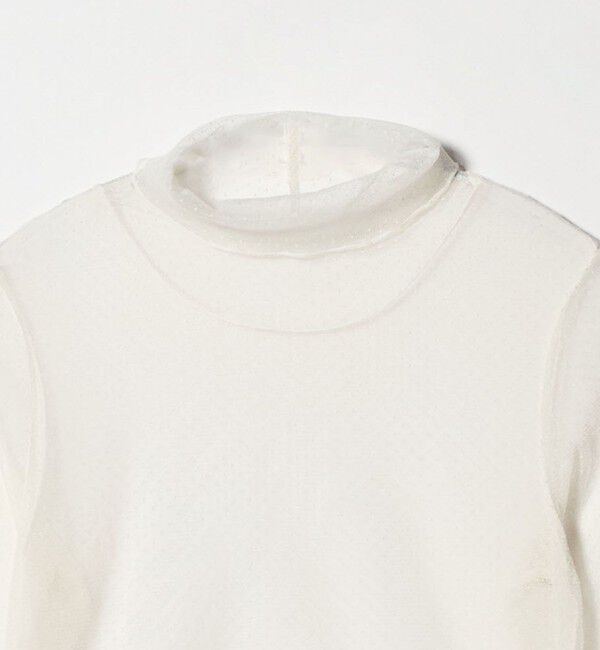 UNITED ARROWS green label relaxing「シアー ドット タートルネック カットソー」|Tシャツ・カットソー|