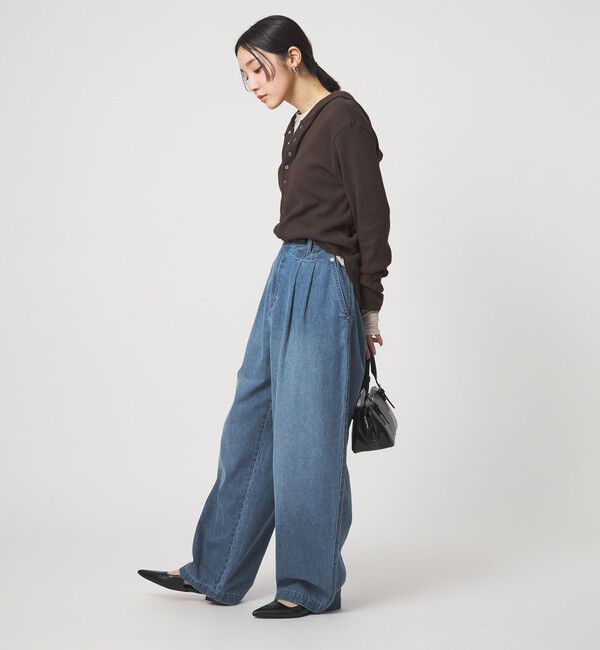 UNITED ARROWS green label relaxing「【WEB限定】＜at ease＞カーブ デニム パンツ」|デニム|