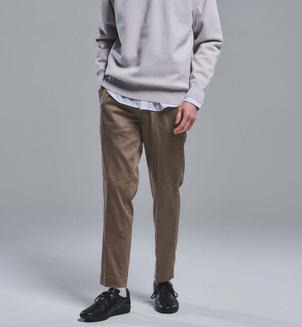 UNITED ARROWS green label relaxing「TC サテン スマートレッグ S1 パンツ -ストレッチ-」|その他|MD.BROWN