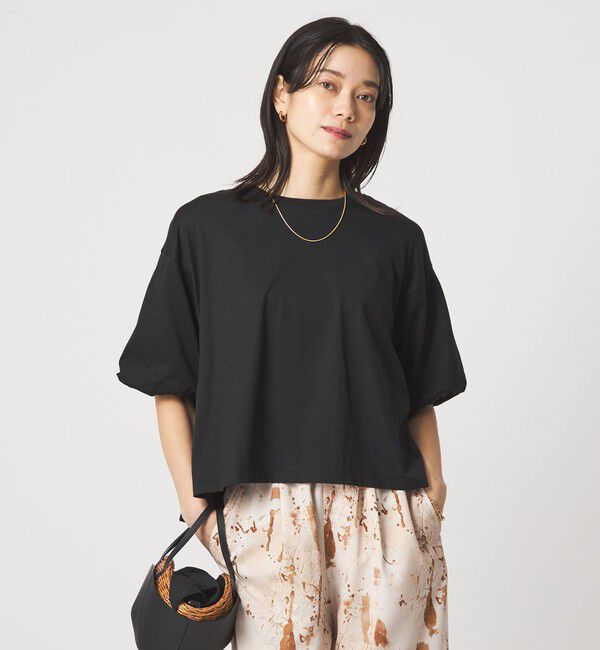 UNITED ARROWS green label relaxing「ギャザースリーブ プルオーバー カットソー」|Tシャツ・カットソー|