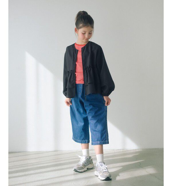 UNITED ARROWS green label relaxing「デニム クロップド ペインター パンツ / キッズ  100cm-160cm」|チノ|