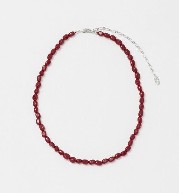UNITED ARROWS green label relaxing「カラー ネックレス」|ネックレス|RED