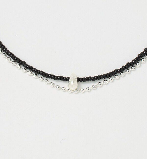 UNITED ARROWS green label relaxing「2WAY ビーズ＆ボールチェーン ネックレス」|ネックレス|