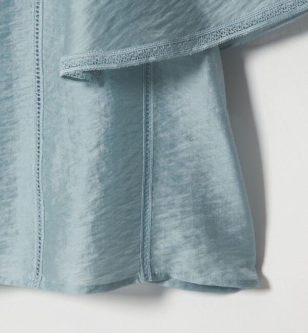 EMMEL REFINES「＜EMMEL REFINES＞EM ハシゴレース フレアスリーブ ブラウス」|シャツ・ブラウス|