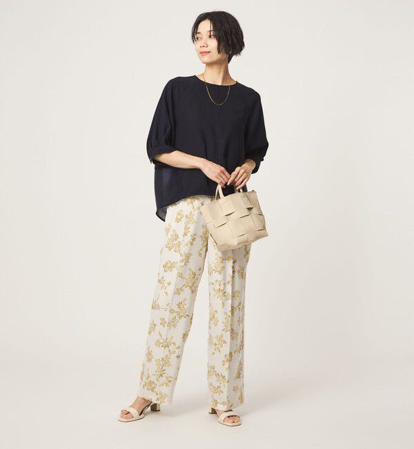 UNITED ARROWS green label relaxing「［size SHORTあり］fleurie(フルリー) フォルム ショートスリーブ ブラウス」|シャツ・ブラウス|