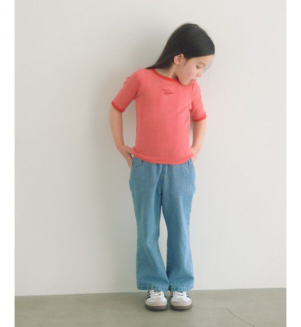 UNITED ARROWS green label relaxing「【別注】＜Robert P. Miller＞5分袖 Tシャツ / キッズ  100cm-130cm」|Tシャツ・カットソー|