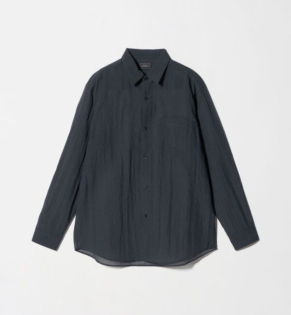 UNITED ARROWS green label relaxing「ナイロン シアー リップストップ 長袖 ジャストルーズ シャツ」|シャツ・ブラウス|