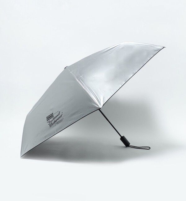 UNITED ARROWS green label relaxing「＜Traditional Weatherwear＞オートマティック フォールディング アンブレラ シルバー 自動開閉式 折りたた」|傘|SILVER