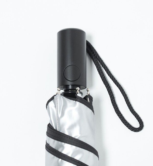 UNITED ARROWS green label relaxing「＜Traditional Weatherwear＞オートマティック フォールディング アンブレラ シルバー 自動開閉式 折りたた」|傘|