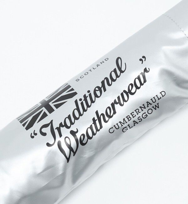 UNITED ARROWS green label relaxing「＜Traditional Weatherwear＞オートマティック フォールディング アンブレラ シルバー 自動開閉式 折りたた」|傘|