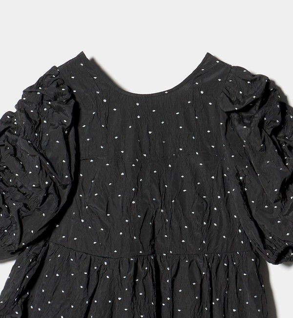 EMMEL REFINES「＜ANDRESD＞バブルスリーブ ジャガード ワンピース＜ Select by EMMEL REFINES ＞」|ワンピース|