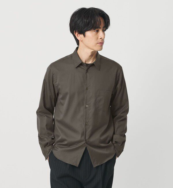 BEAUTY&YOUTH UNITED ARROWS「クリア オックスフォード レギュラー シャツ SLIM型 抗菌防臭機能付き」|シャツ・ブラウス|