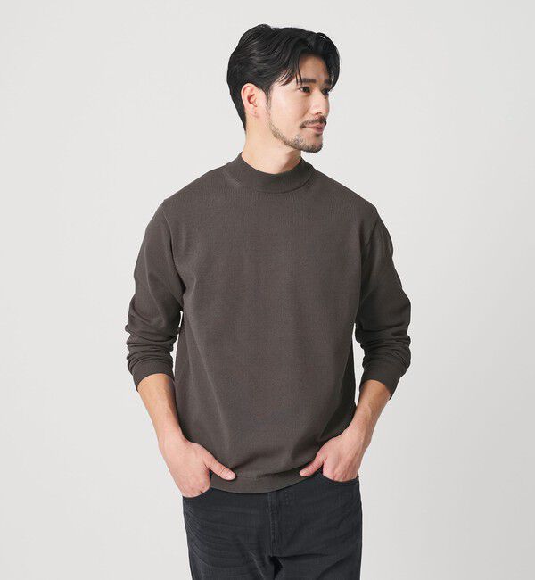 BEAUTY&YOUTH UNITED ARROWS「【WEB限定 WARDROBE SMART】KOUKIN ハイゲージ ニット モックネック【抗菌・防臭】」|ニット・セーター|