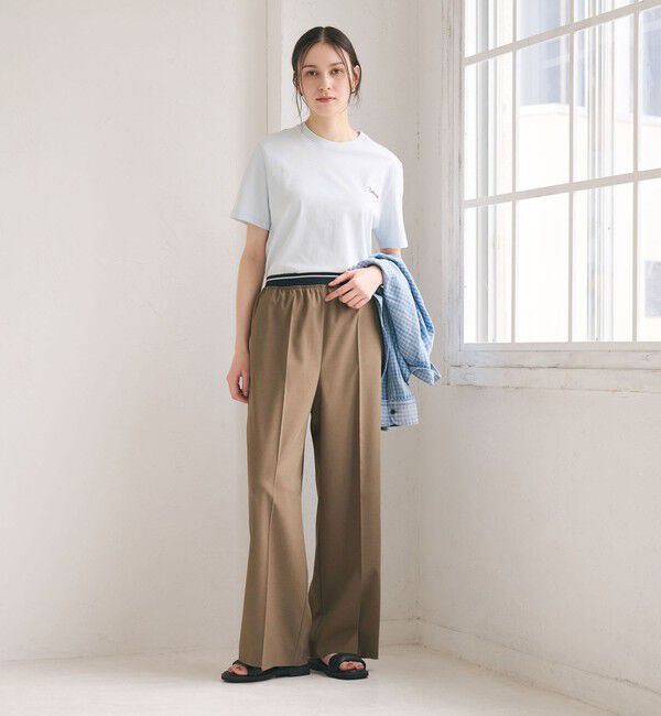 BEAUTY&YOUTH UNITED ARROWS「ラインゴム ワイドパンツ ウォッシャブル 防シワ」|その他|