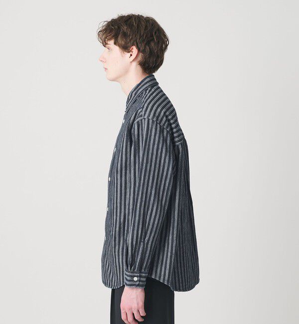 BEAUTY&YOUTH UNITED ARROWS「ストライプ デニム オーバー シャツ」|シャツ・ブラウス|