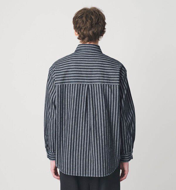BEAUTY&YOUTH UNITED ARROWS「ストライプ デニム オーバー シャツ」|シャツ・ブラウス|