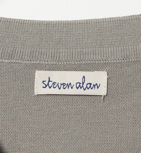 STEVEN ALAN「＜Steven Alan＞ ハイツイスト  3B ニットポロシャツ NARROW」|ニット・セーター|